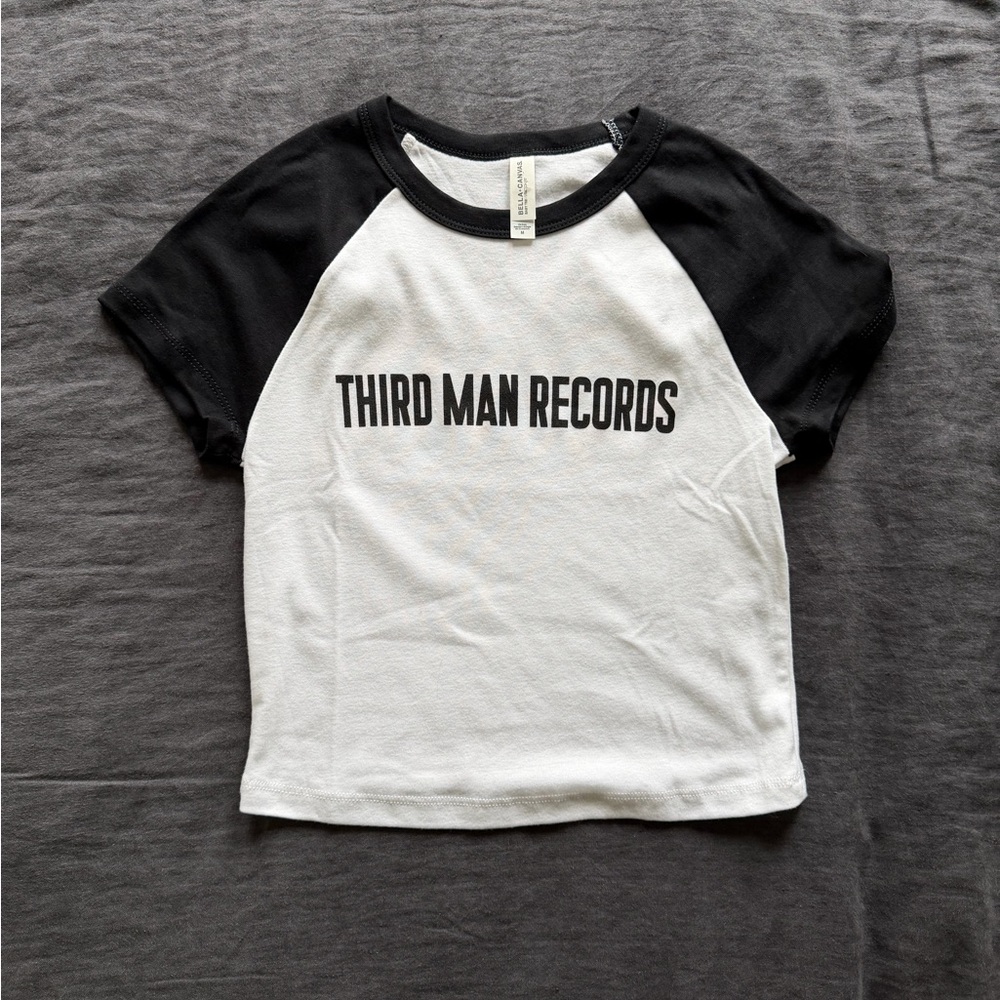 Third Man Records Micro Rib Raglan Baby Tee - NWOT